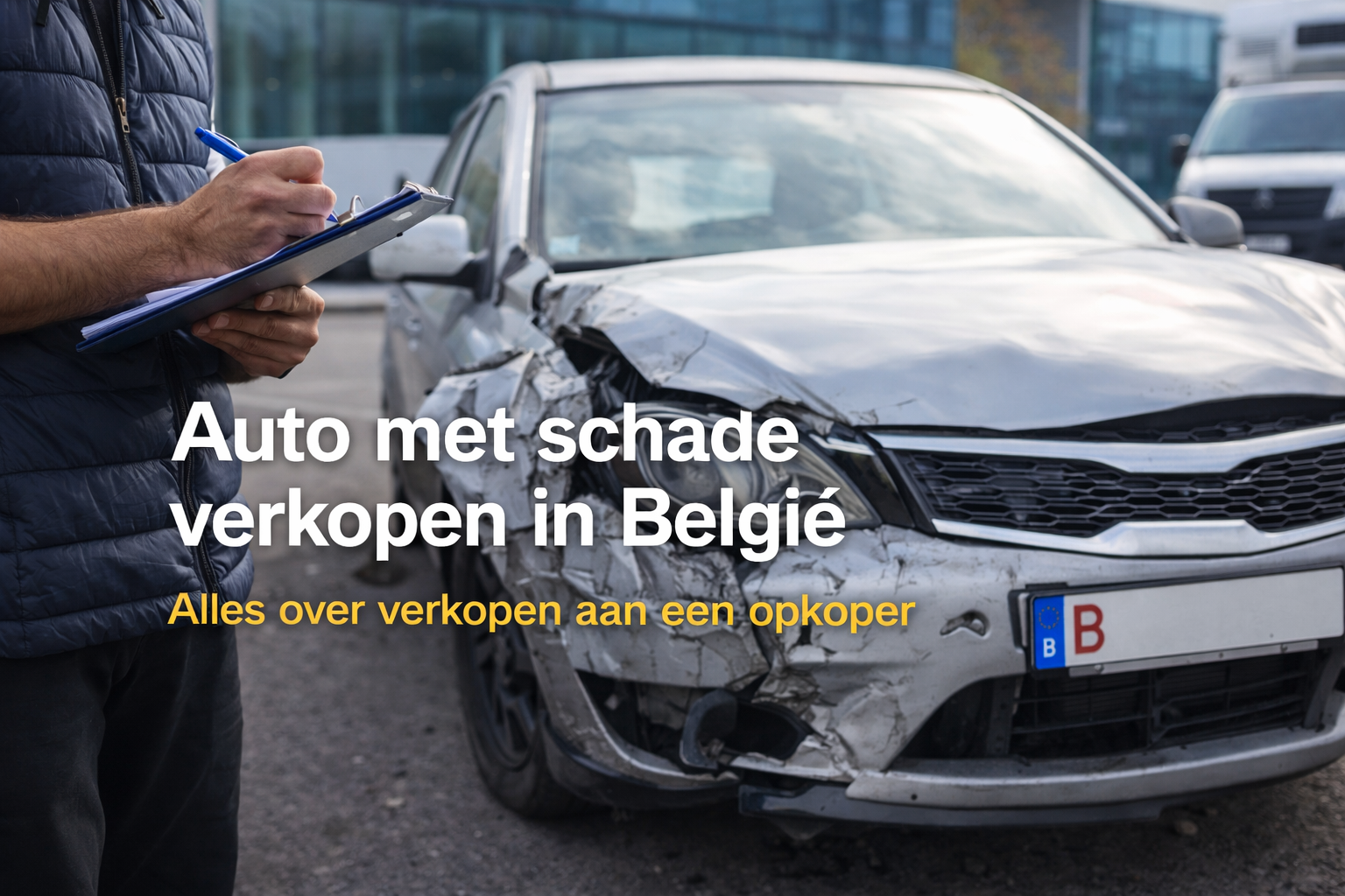 auto met schade verkopen